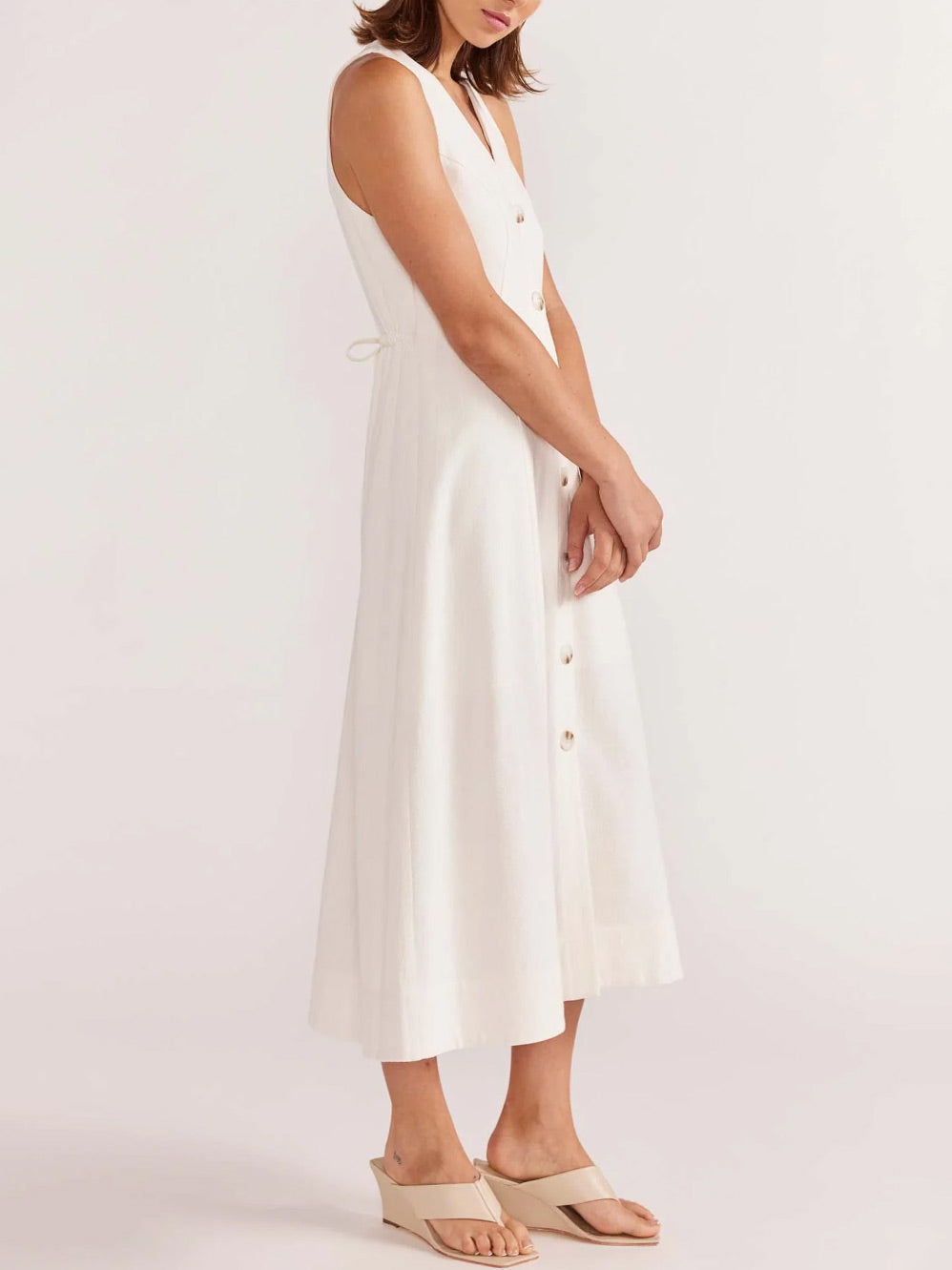 STAPLE THE LABEL HAZE MIDI DRESS