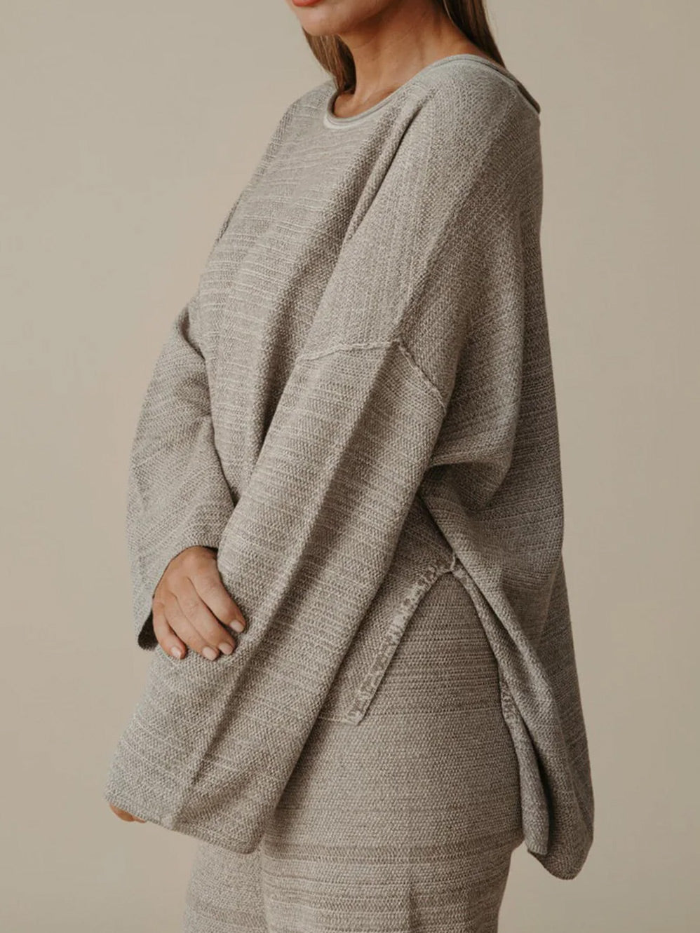 TALAMAYA RETREAT COTTON TWIST PULLOVER