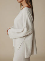 TALAMAYA RETREAT COTTON TWIST PULLOVER