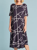 TANI MARBLE TRI DRESS