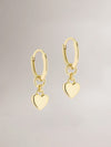 TED BAKER HARRIE TINY HEART EARRINGS