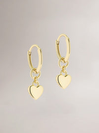 TED BAKER HARRIE TINY HEART EARRINGS