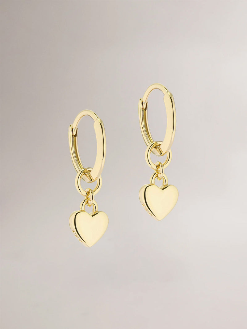 TED BAKER HARRIE TINY HEART EARRINGS