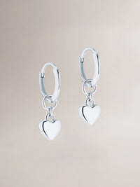 TED BAKER HARRIE TINY HEART EARRINGS