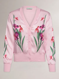 TED BAKER MERALLL PRINTED CARDIGAN