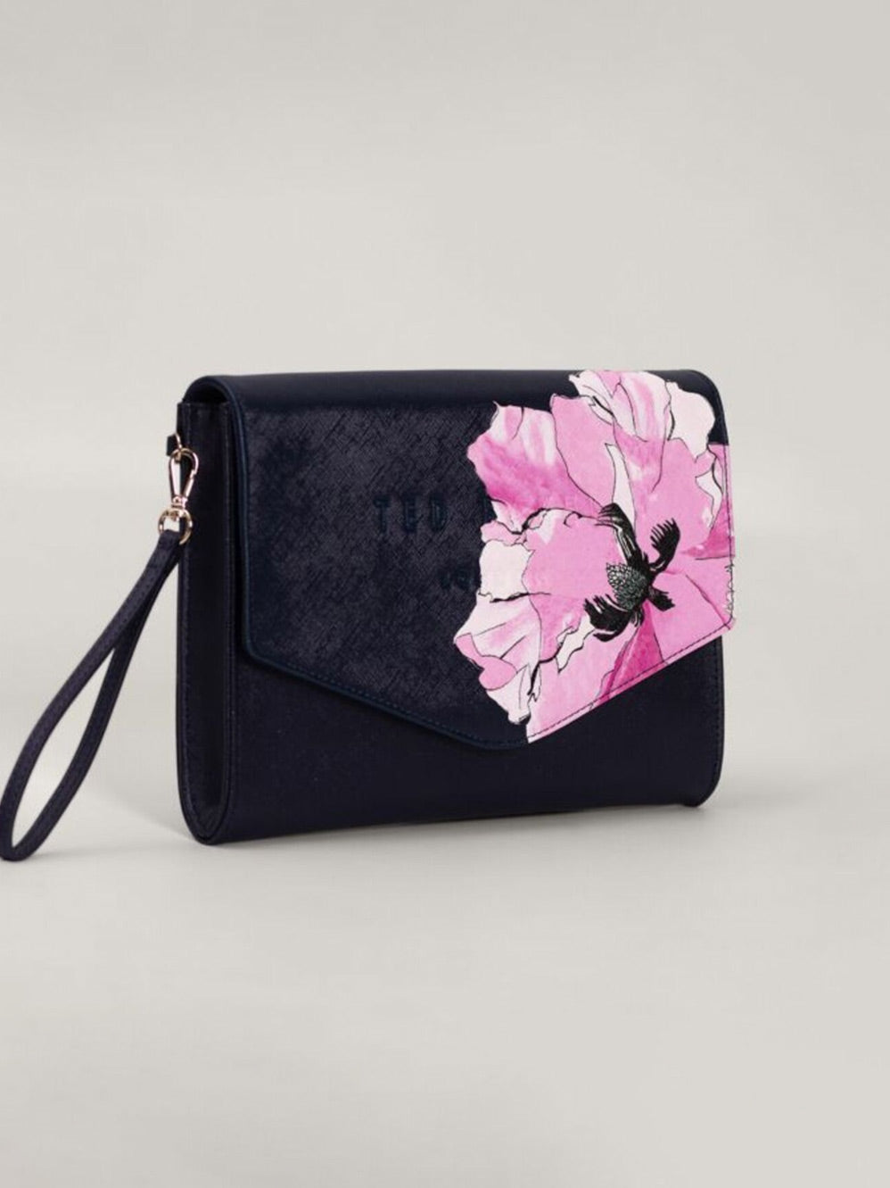 TED BAKER MIELLIY PRINTED FLORAL POUCH