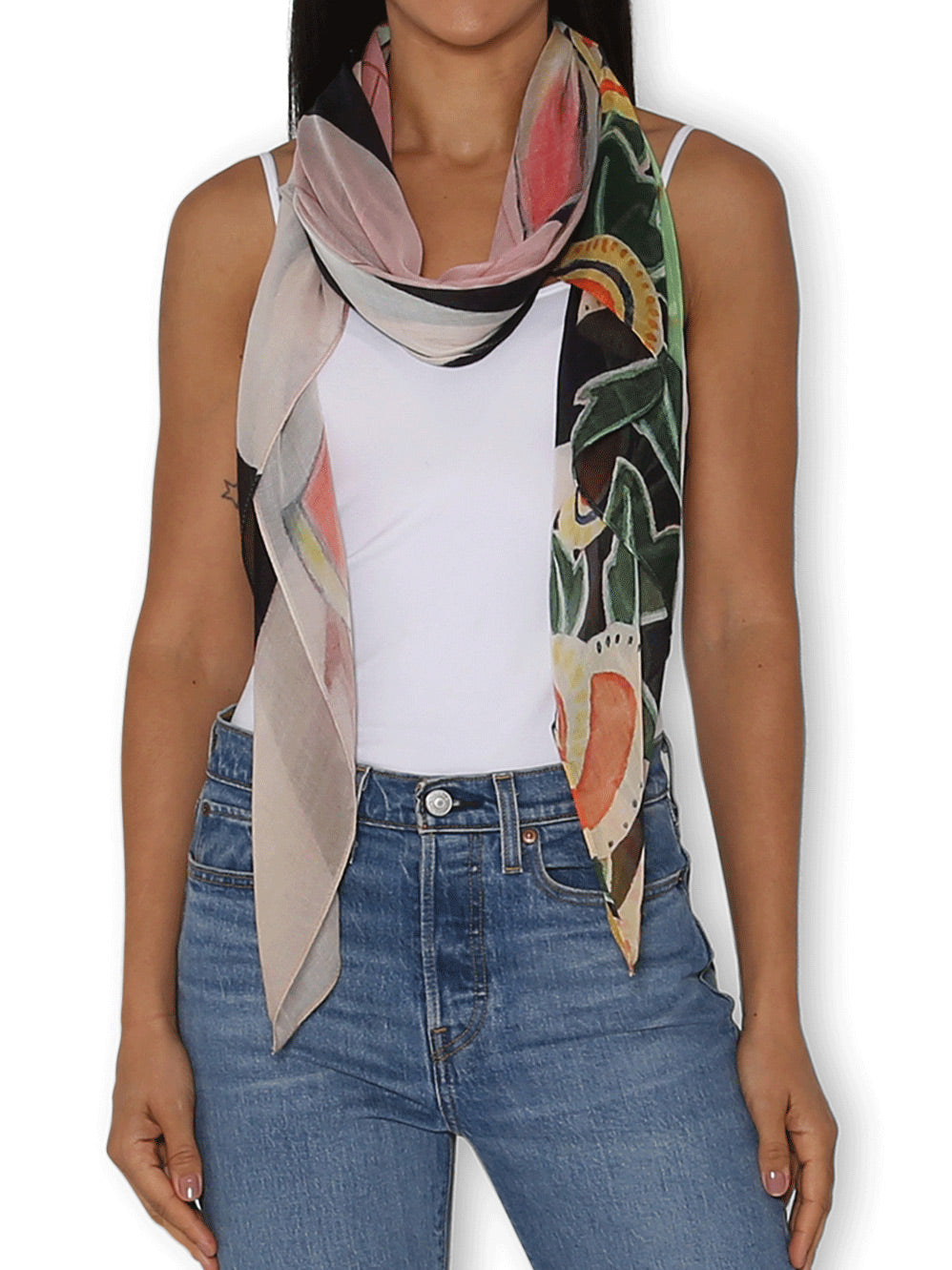 THE ARTISTS LABEL DECO GODDESS SCARF