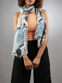 THE SCARF COMPANY REVA PRINT SCARF