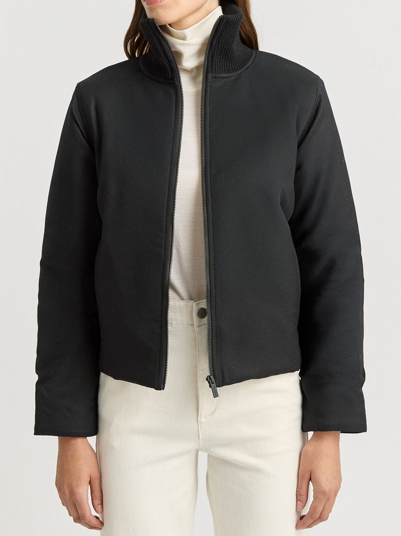 TOORALLIE PADDED WOOL JACKET