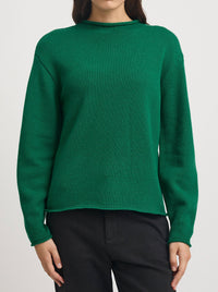 TOORALLIE RELAXED MOCK NECK