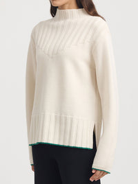 TOORALLIE WIDE RIB MOCK NECK