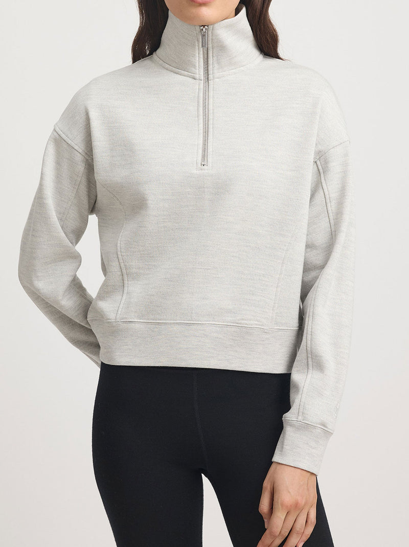 TOORALLIE LOUNGE CROPPED HALF ZIP