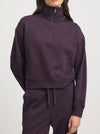 TOORALLIE LOUNGE CROPPED HALF ZIP