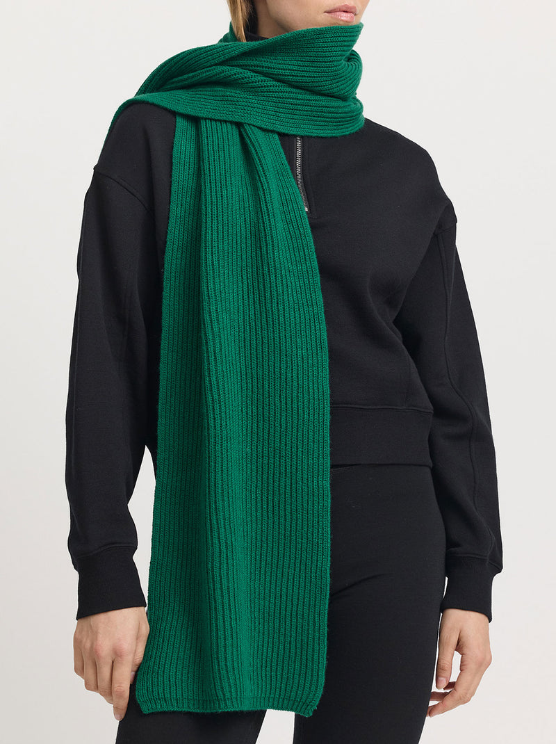 TOORALLIE RIB KNIT SCARF