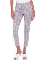 UP! PLAID TECHNO ANKLE PANT