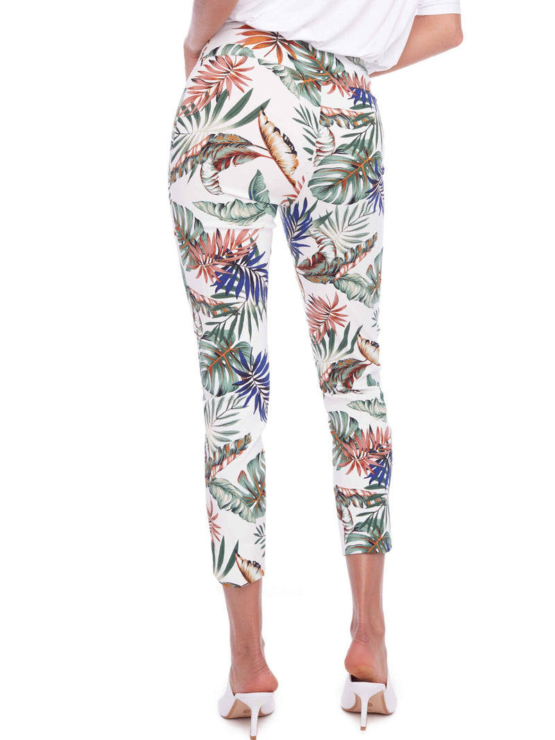 UP! PETAL-SLIT TECHNO ANKLE PANT