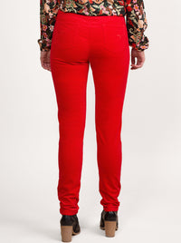 VASSALLI SKINNY PULL ON CORD PANT