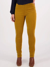 VASSALLI SKINNY PULL ON CORD PANT