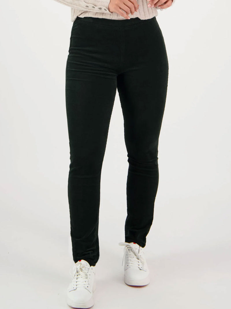 VASSALLI SKINNY PULL ON CORD PANT