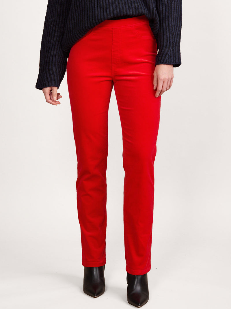 VASSALLI SLIM LEG CORD PULL ON PANT