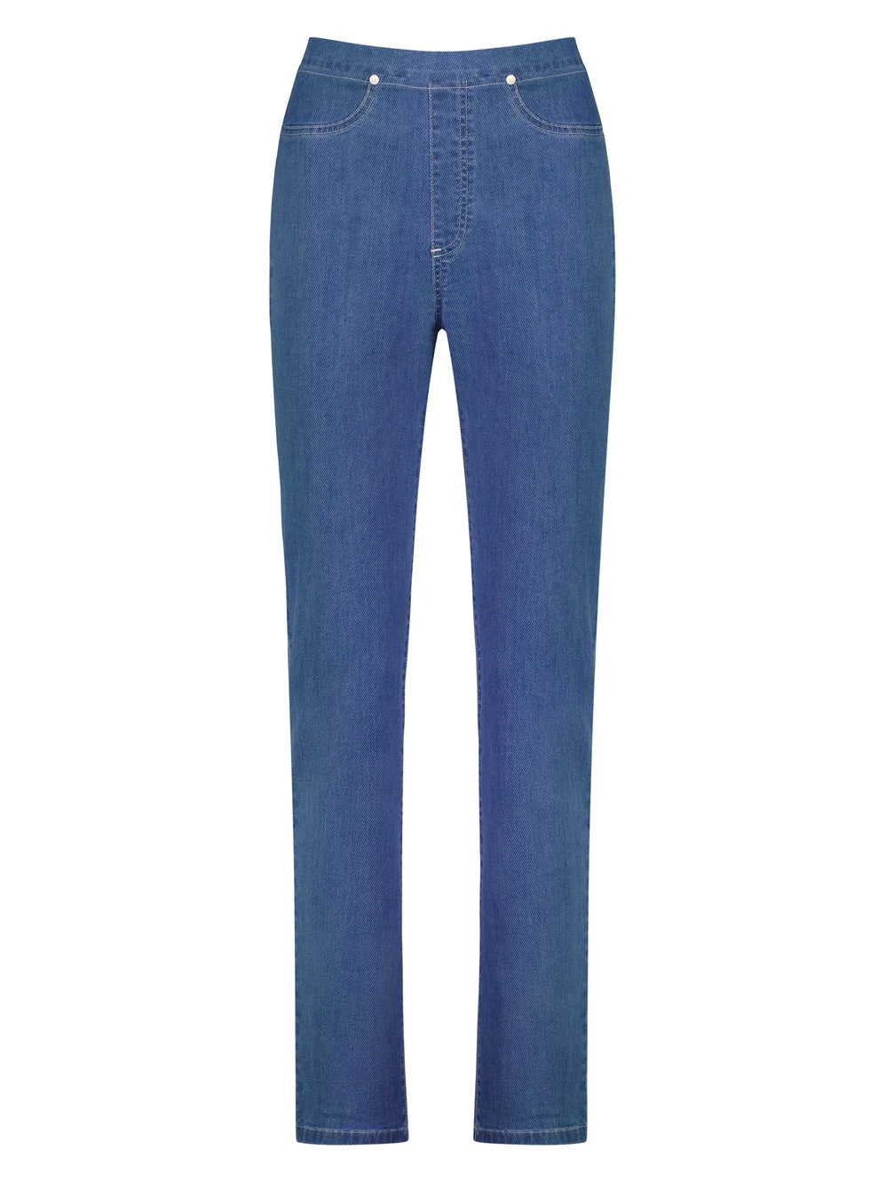 VASSALLI DENIM SLIM LEG PULL ON PANT