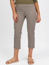 VASSALLI PRINTED SLIM LEG 7/8 LENGTH LIGHTWEIGHT PANT