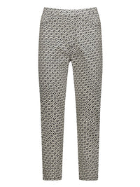 VASSALLI PRINTED SLIM LEG 7/8 LENGTH LIGHTWEIGHT PANT