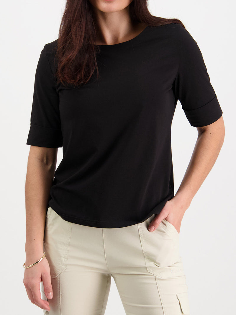 VASSALLI BOAT NECK TEE