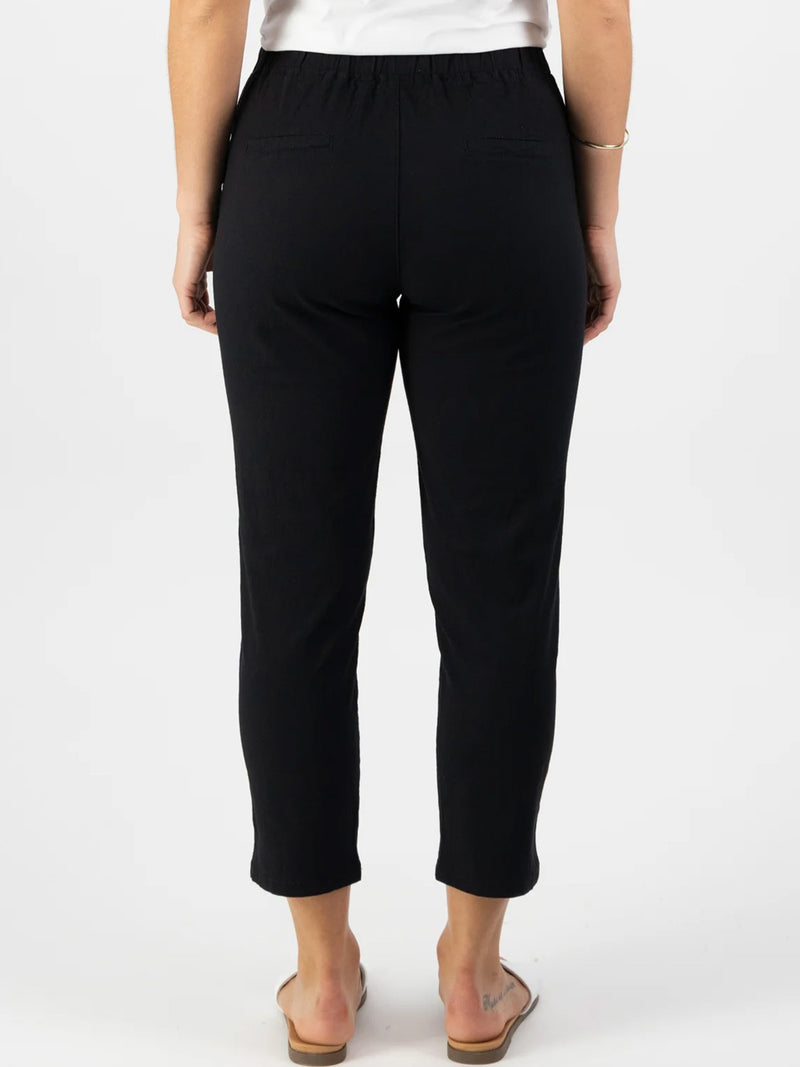 VASSALLI 7/8 ELASTIC WAIST TIE PANT