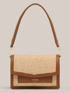 VESTIRSI AMELIA RAFFIA CROSSBODY BAG