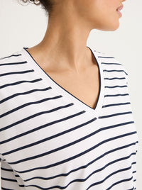 YARRA TRAIL CARBON STRIPED TEE