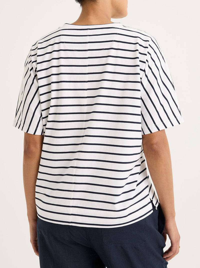 YARRA TRAIL CARBON STRIPED TEE