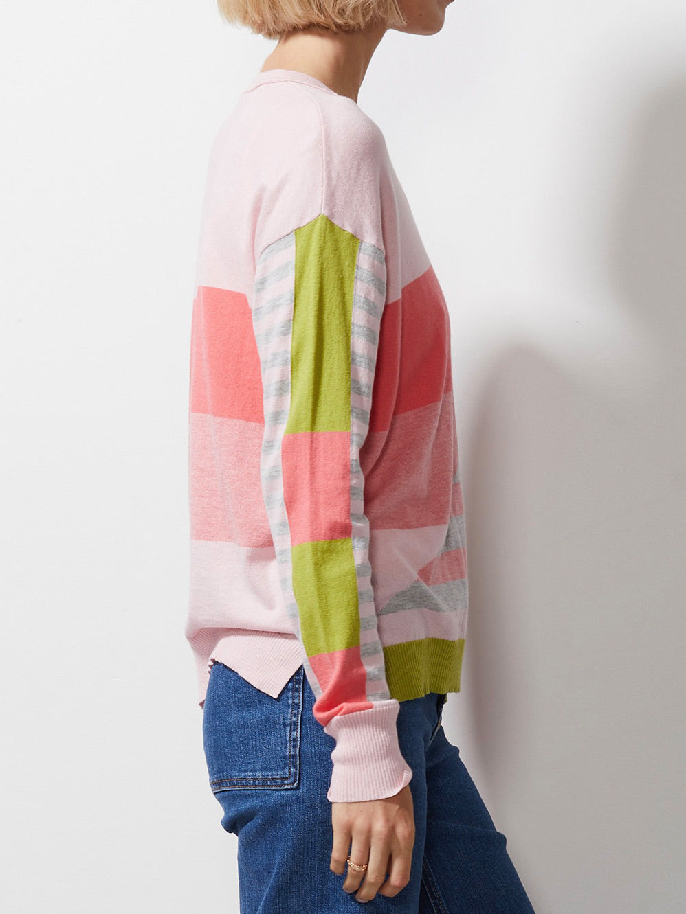 ZAKET & PLOVER DIAGONAL STRIPE JUMPER