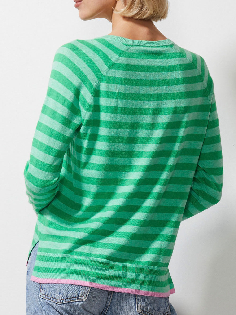 ZAKET & PLOVER ESSENTIAL STRIPE V JUMPER