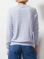 ZAKET & PLOVER POINTELLE PLUS STRIPE JUMPER