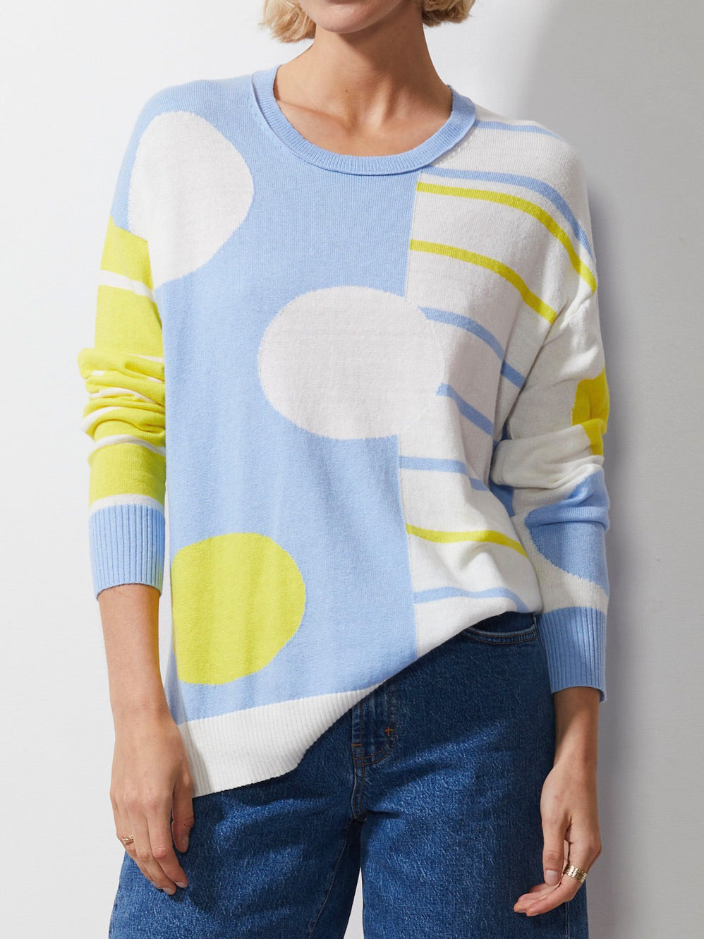 ZAKET & PLOVER SPOT ON STRIPES JUMPER