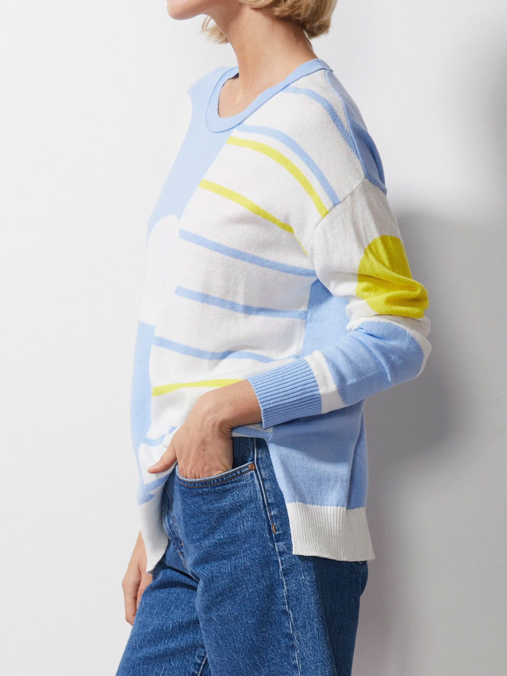 ZAKET & PLOVER SPOT ON STRIPES JUMPER