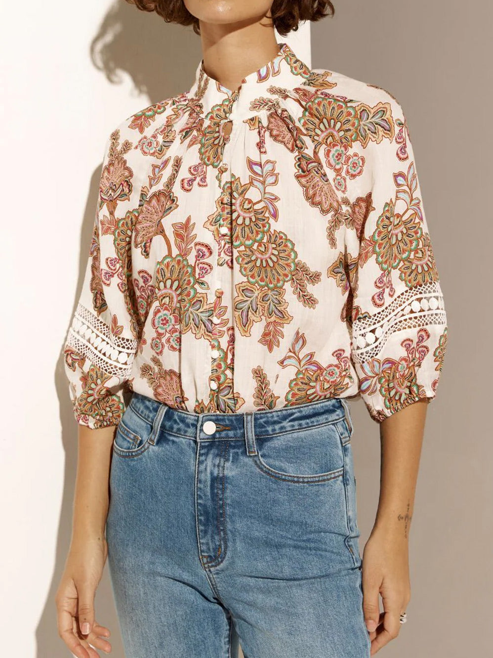 ZOE KRATZMANN INVOKE PRINTED TOP