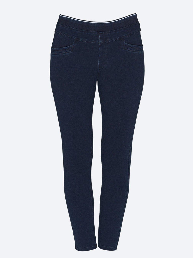 Yeltuor - ZIP - Pants - GABRIELLA FRATTINI LUSTRE PANT | DENIM