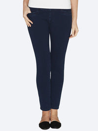 Yeltuor - ZIP - Pants - GABRIELLA FRATTINI LUSTRE PANT | DENIM