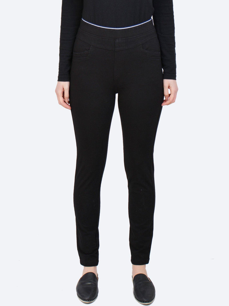 Yeltuor - ZIP - Pants - GABRIELLA FRATTINI LUSTRE PANT | PHANTOM