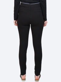 Yeltuor - ZIP - Pants - GABRIELLA FRATTINI LUSTRE PANT | PHANTOM